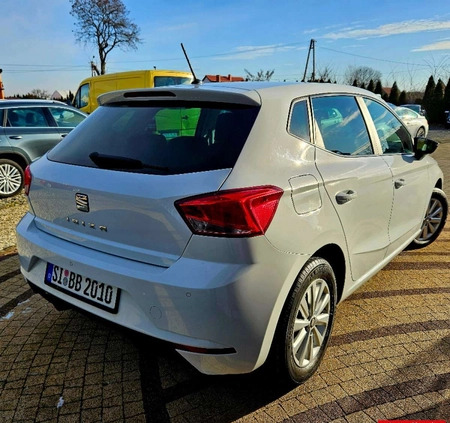 Seat Ibiza cena 45800 przebieg: 58800, rok produkcji 2020 z Szadek małe 742